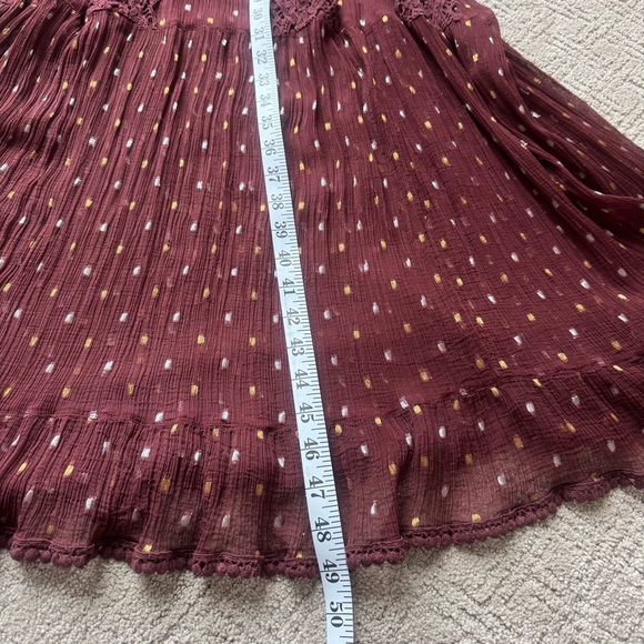 Sundance Boho Gold Flecked Sheer Over Dress - Picture 9 of 13